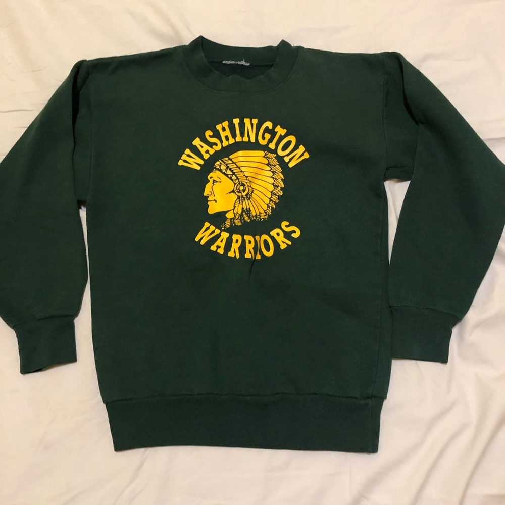 A set of Washington Warriors Kids T-Shirt - Green and Yellow
